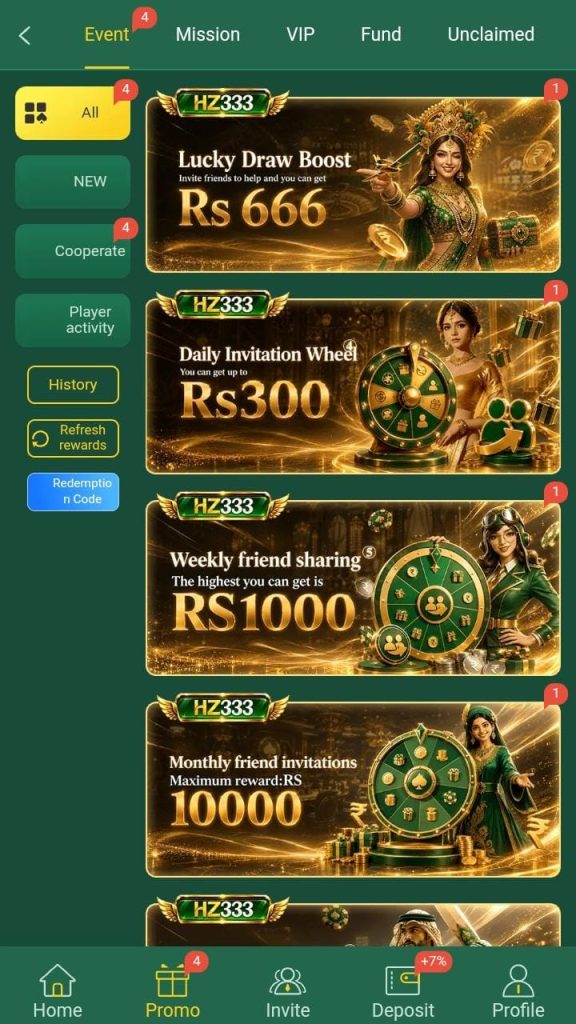 HZ333 Game APK Latest Bonus Page