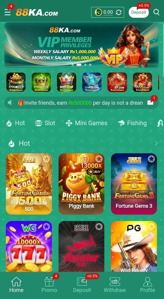 88KA Game APK Download Latest App Interface Screenshot