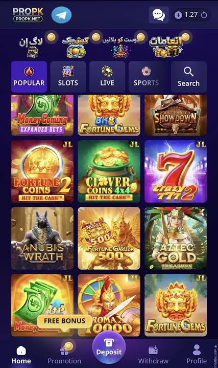 PROPK Game APK Latest Interface